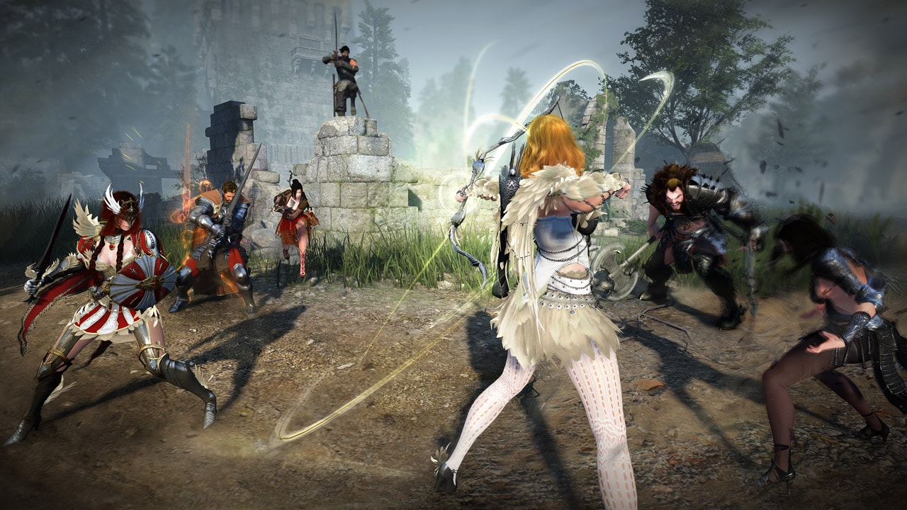 Imagem dos personagens do jogo Black Desert. (Divulga&ccedil;&atilde;o / Internet)