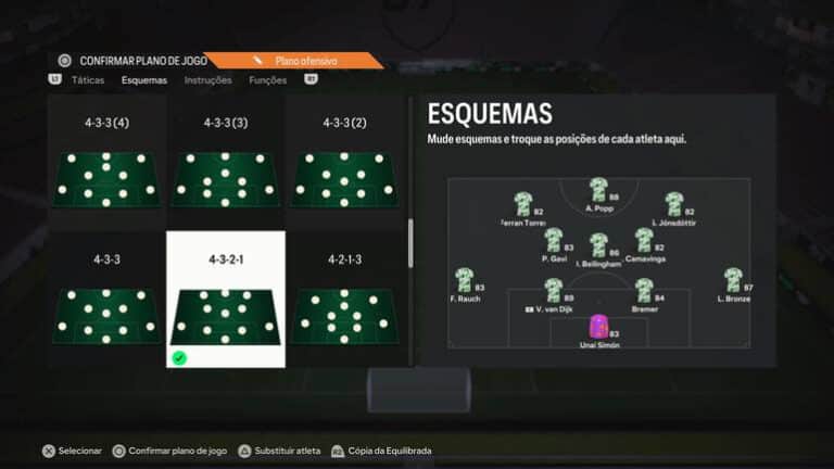 esquema meta no ultimate team do EA Sports FC 24
