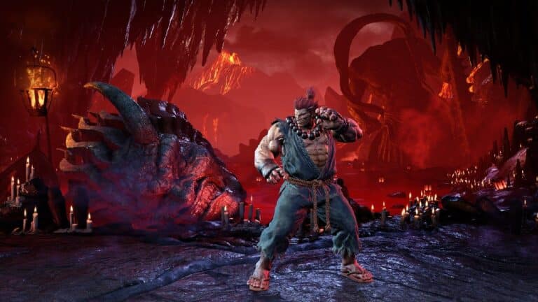 Akuma ganha data para chegar em Street Fighter 6 Imagem de Akuma no novo stage de Street Fighter 6