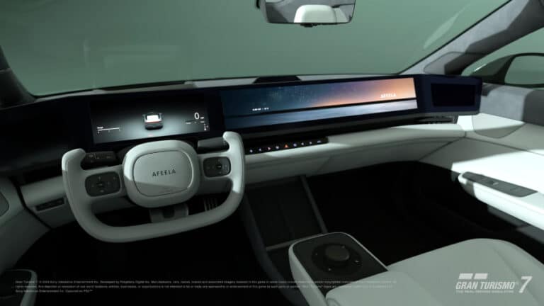 Imagem do AFEELA Prototype 2024 em Gran Turismo 7