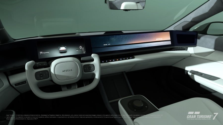 Imagem do AFEELA Prototype 2024 em Gran Turismo 7