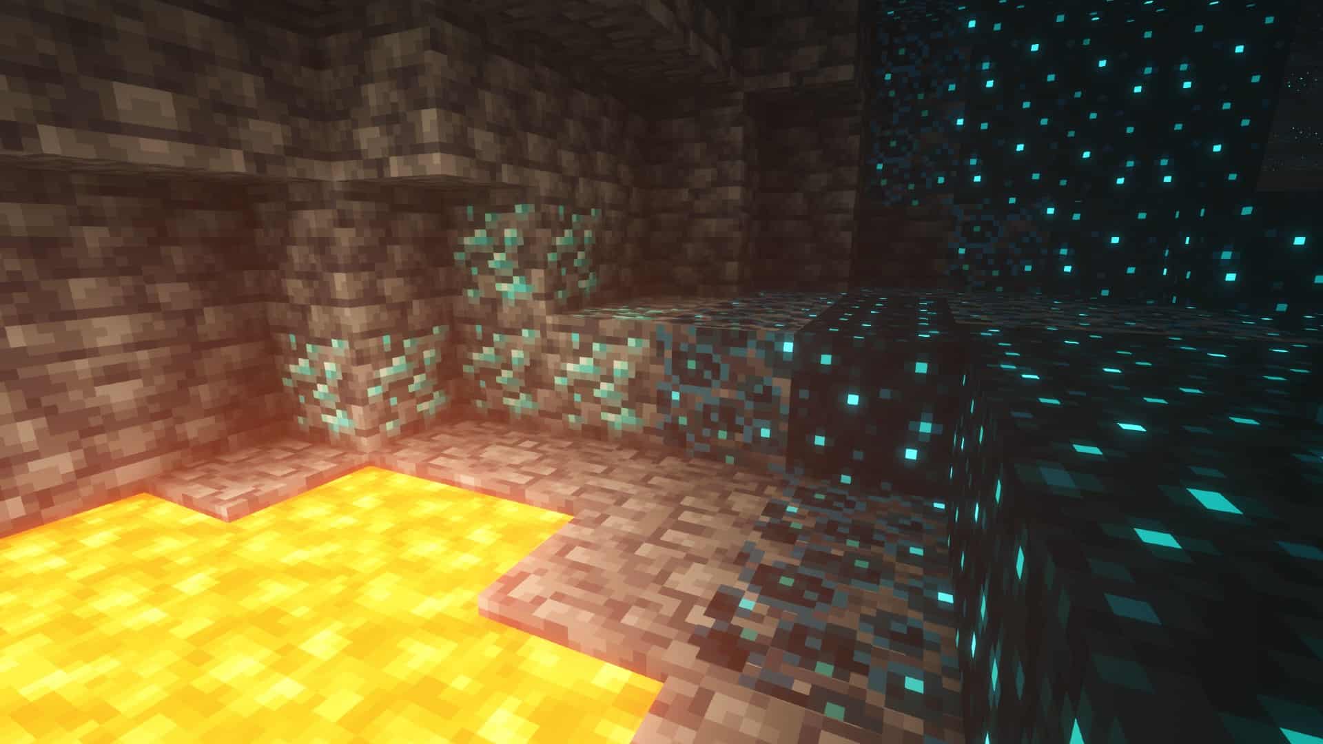 Diamante &eacute; um dos min&eacute;rios mais valiosos de Minecraft, estando atr&aacute;s apenas de Netherite.