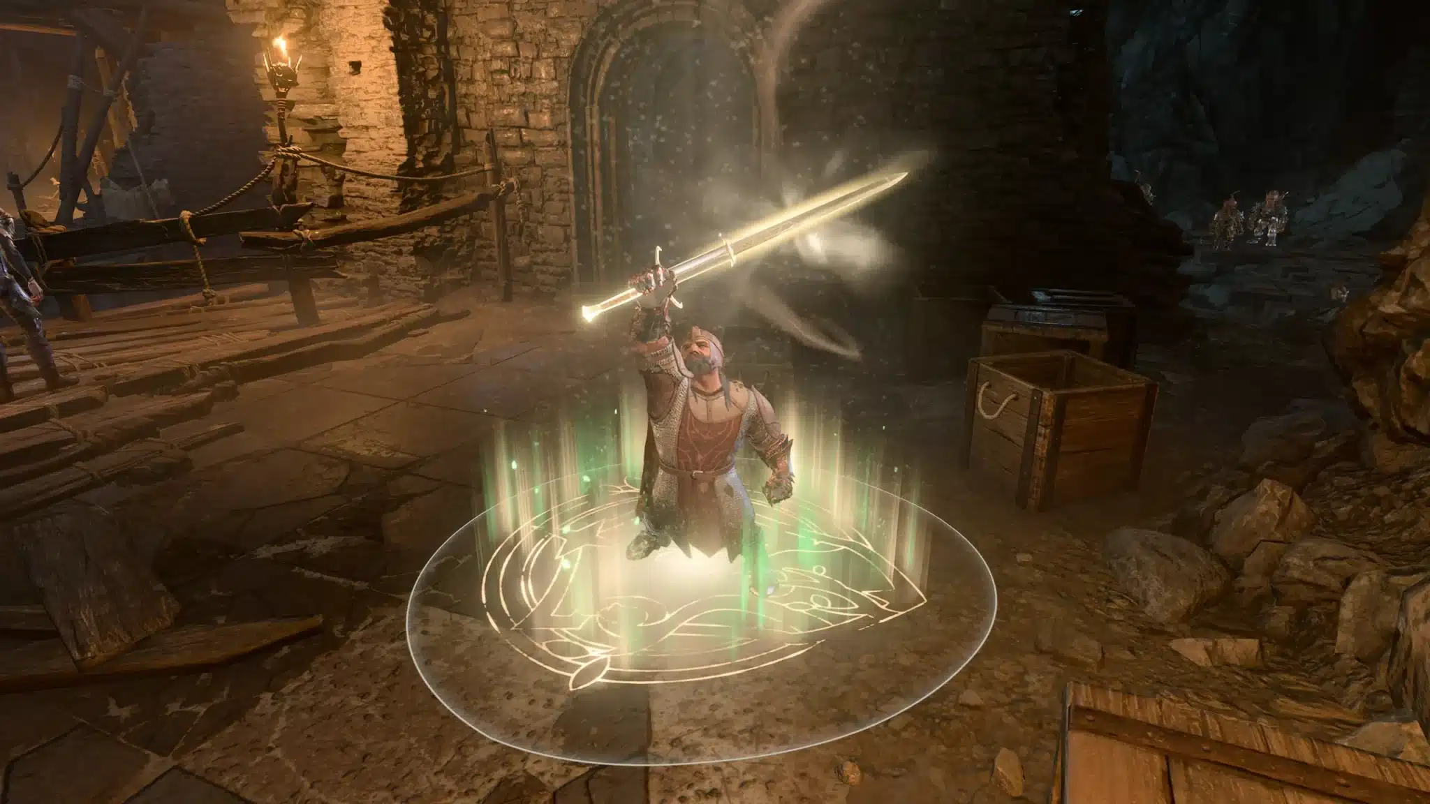 A skill "Golpe Divino" dos Paladinos causam valores excelentes de dano nos inimigos acertados de BG3.