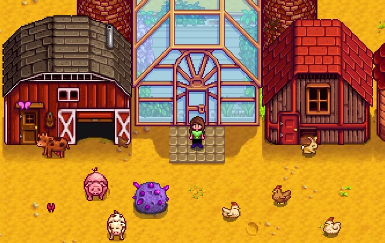 A estufa permite que o jogador possa realizar o cultivo em qualquer esta&ccedil;&atilde;o do ano no Stardew Valley.