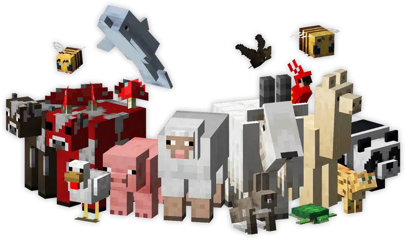 Foto tema: O que os animais comem no Minecraft? (Divulga&ccedil;&atilde;o / Internet)