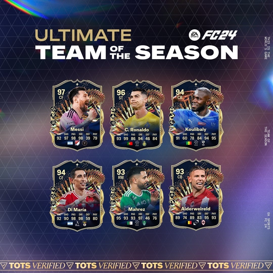 Elenco TOTS Ligas Mistas de EA FC 24