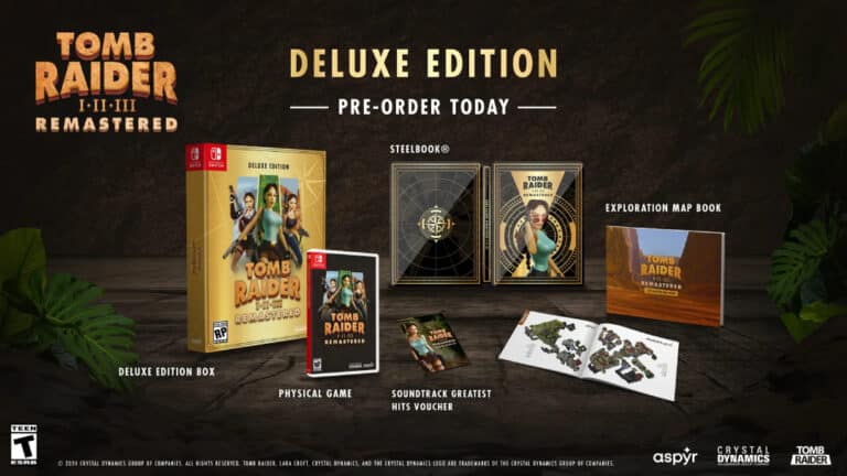 Edi&ccedil;&atilde;o Deluxe de Tomb Raider I-III Remastered