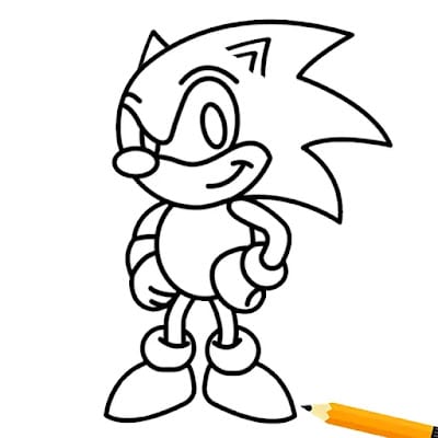 Mais de 50 Desenhos do Sonic para colorir