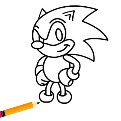 Mais de 50 Desenhos do Sonic para colorir