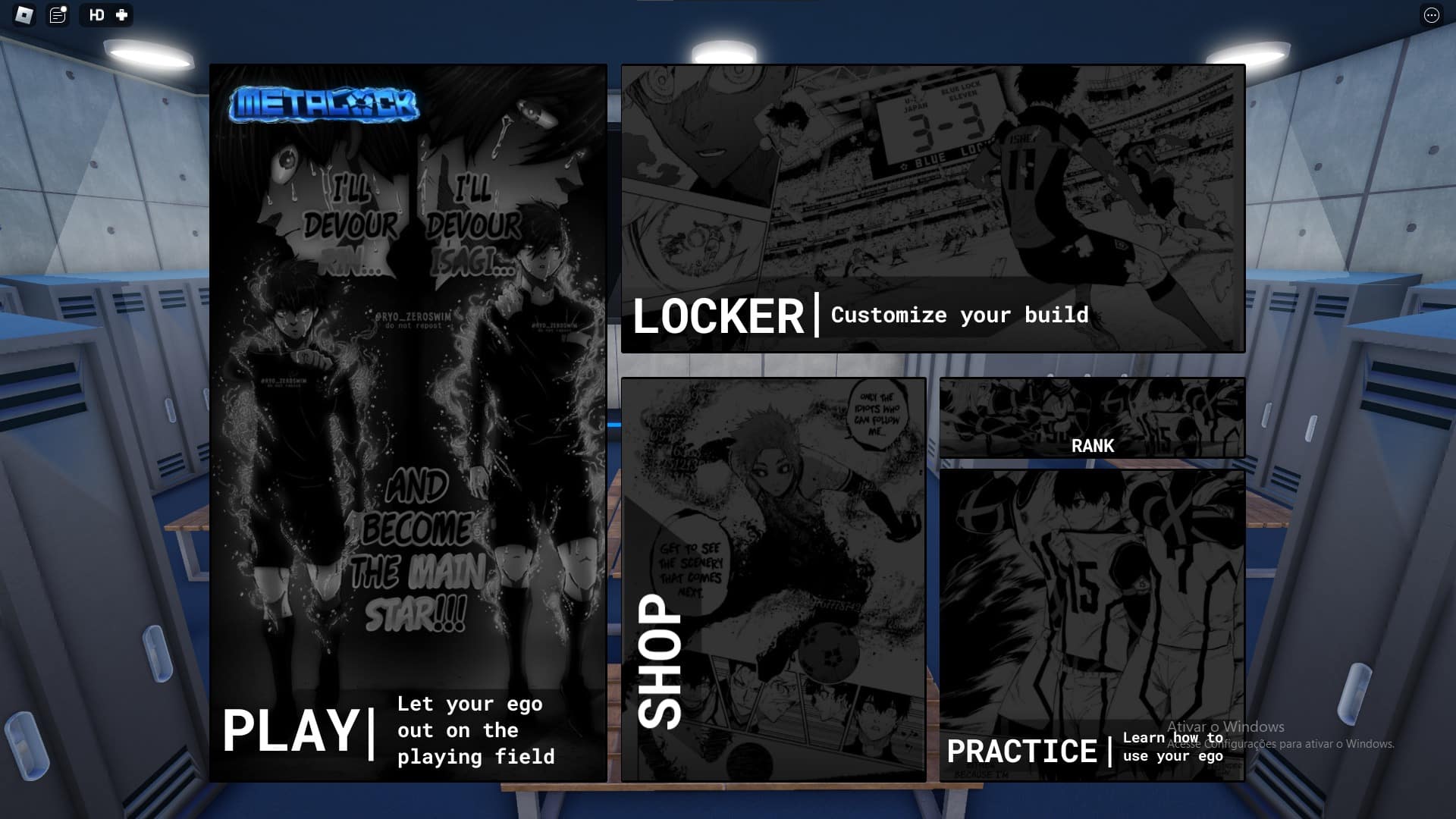 Imagem da interface do menu em Meta Lock no ROBLOX.