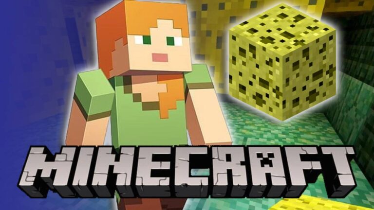 Como fazer esponja no Minecraft