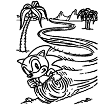 Mais de 50 Desenhos do Sonic para colorir