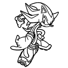 Desenhos do Sonic para colorir