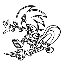 Mais de 50 Desenhos do Sonic para colorir