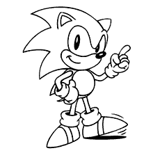 Mais de 50 Desenhos do Sonic para colorir