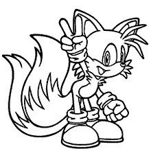 Desenhos do Sonic para colorir