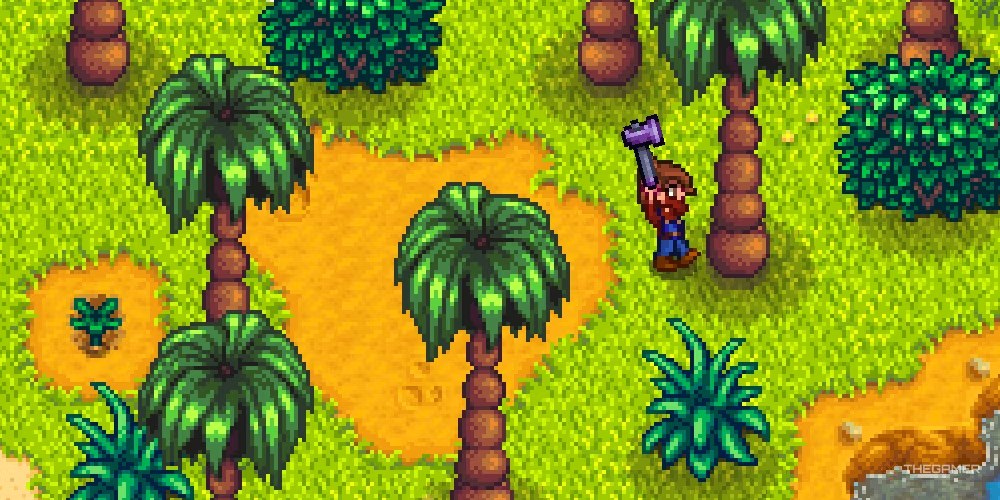 Aumentar o n&iacute;vel de seu machado garante que voc&ecirc; corte &aacute;rvore rapidamente em Stardew Valley. Como melhorar ferramentas em Stardew Valley.