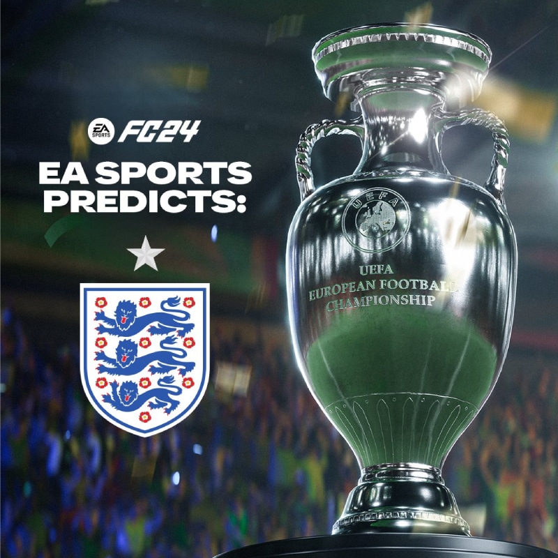 Imagem oficial do trof&eacute;u da UEFA Euro 2024 em EA FC 24