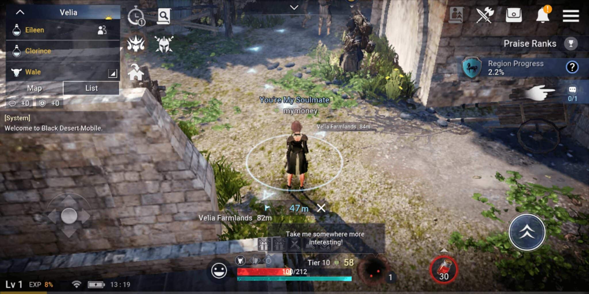 Melhores jogos para jogar com amigos no celular Black Desert é um popular MMORPG e recomendado altamente para jogar com amigos no celular.
