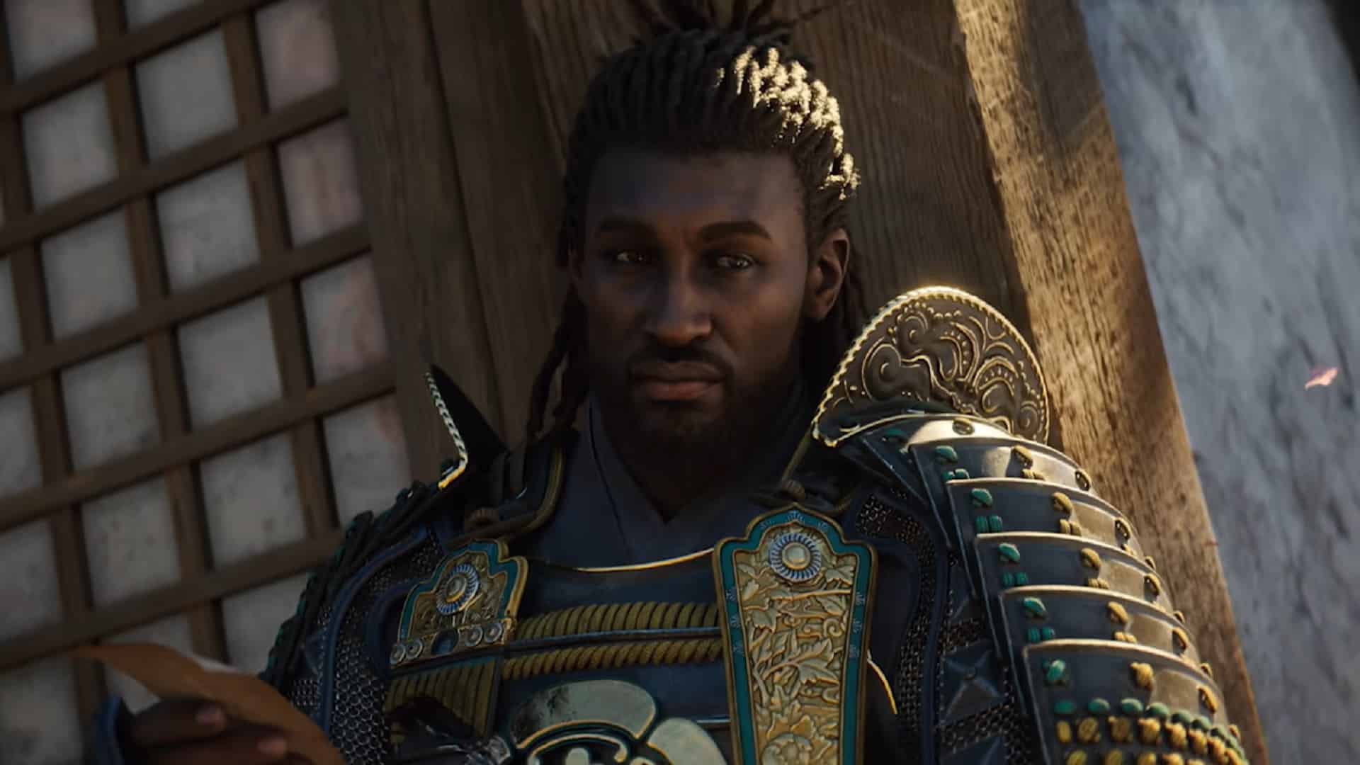 Yasuke um dos protagonistas em Assassins Creed Shadows