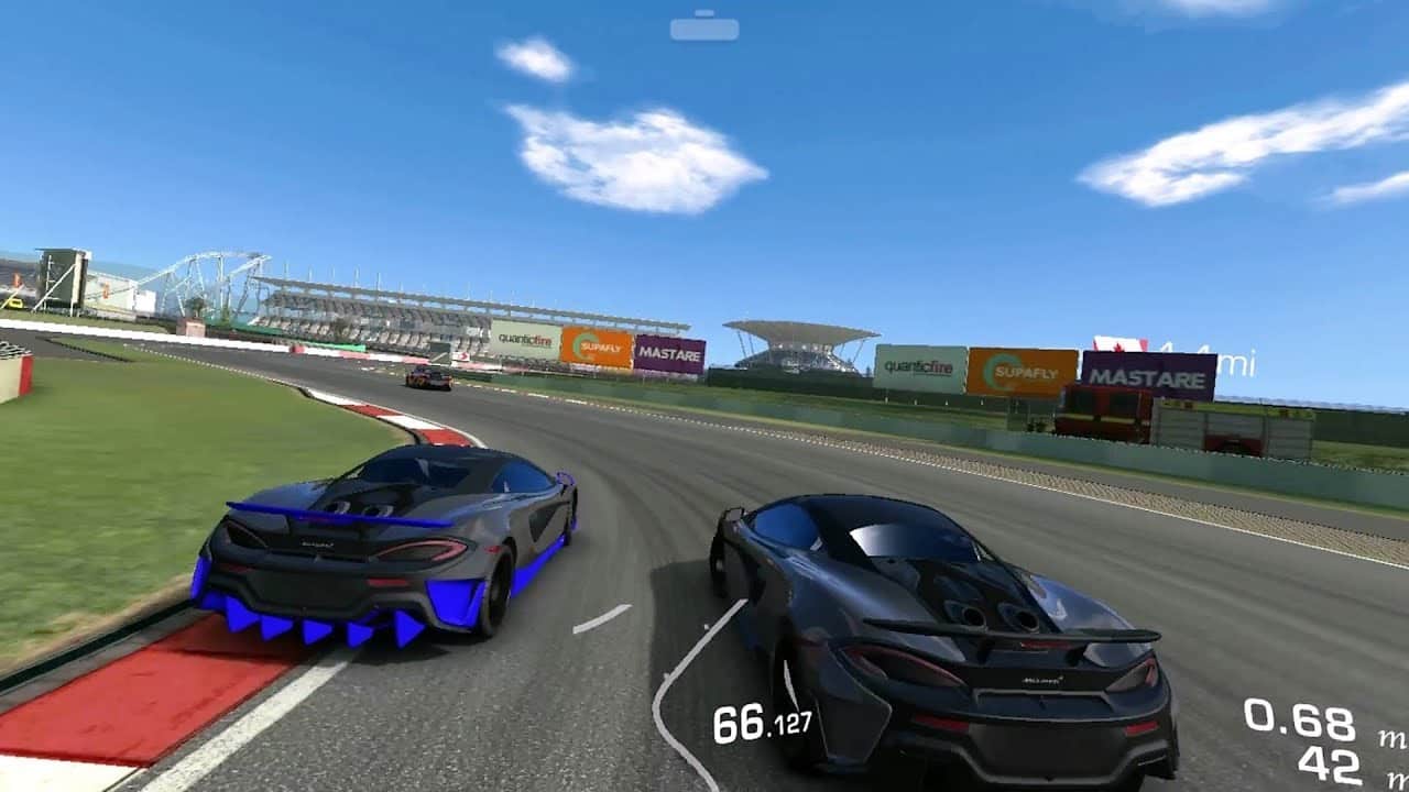 Imagem de Real Racing 3, destaque dos melhores jogos de carros para Android.