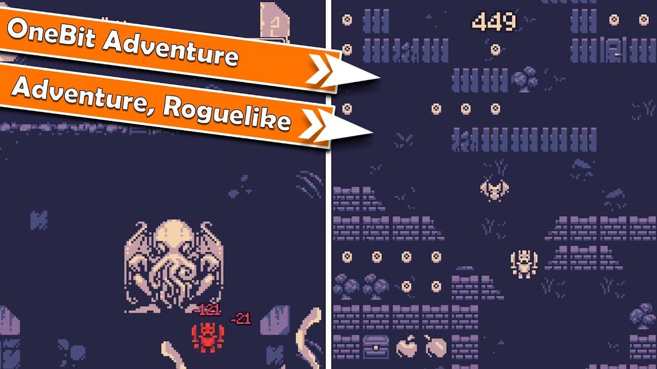 N&atilde;o se deixe levar pelos gr&aacute;ficos simples de OneBit Adventure, pois a experi&ecirc;ncia proporcionada por ele &eacute; exclusiva.