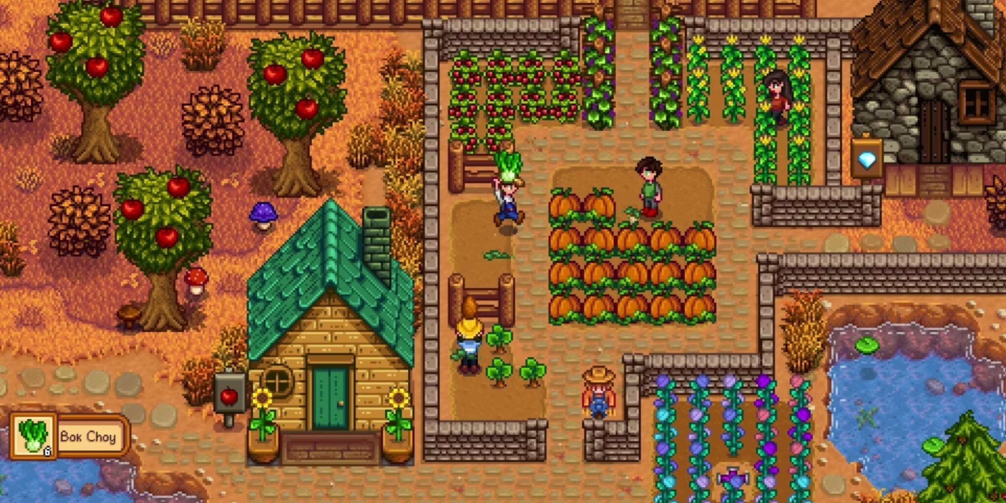 Melhores jogos para jogar com amigos no celular Cuide de sua fazendinhas enquanto seus amigos cuidam da deles, ou juntem-se para criarem a melhor fazenda da região em Stardew Valley.